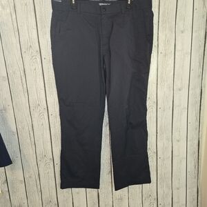 Nike Golf Pants Men 38 Black Stretch Tour Performance Zip Pocket Insulated 38x30